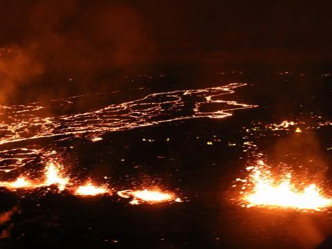 Eldgos við Sundhnúksgíga aðfararnótt 19. desember 2023